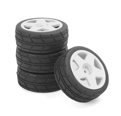 Drift tires wheels - 4x, 1/10