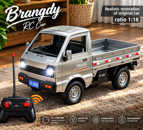 Car scale alloy cargo - rc, 1/18